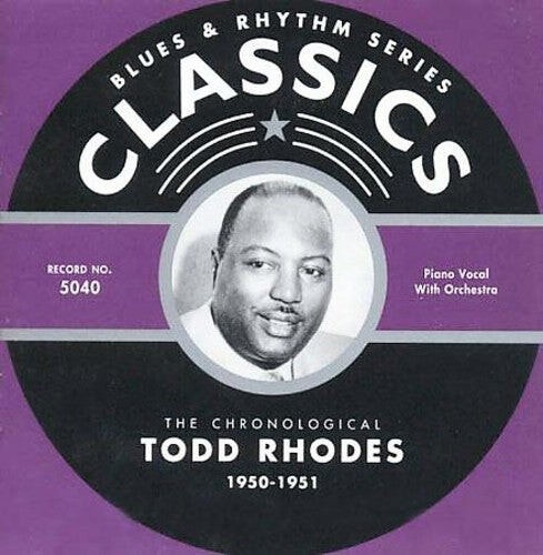 

CD диск Rhodes, Todd: 1950-51