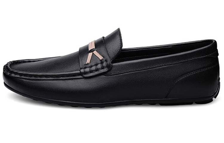 

Мужские лоферы IMLINFEI низкие черно-белые