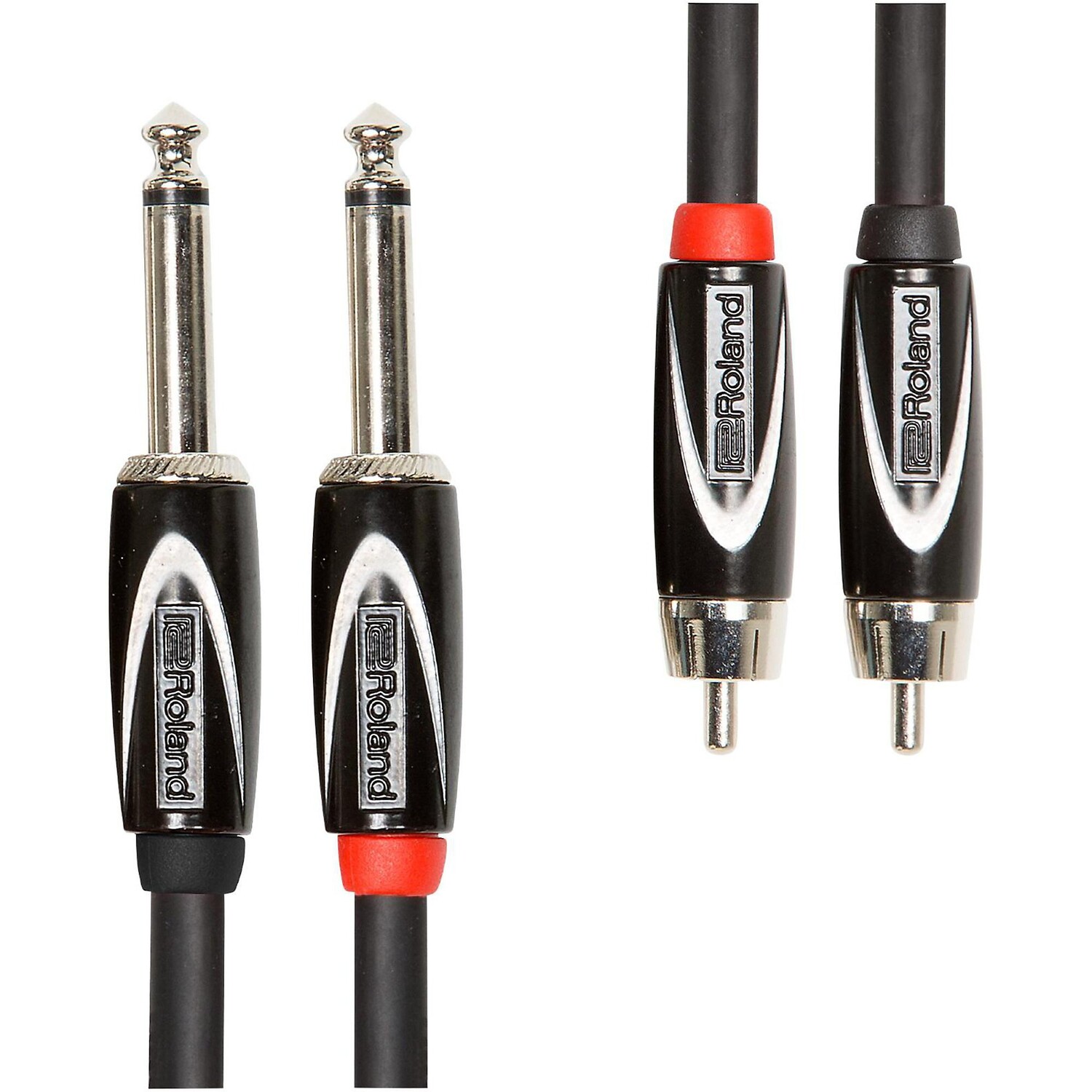 

Соединительный кабель Roland Black Series с двумя разъемами RCA-1/4 дюйма, 5 футов, черный