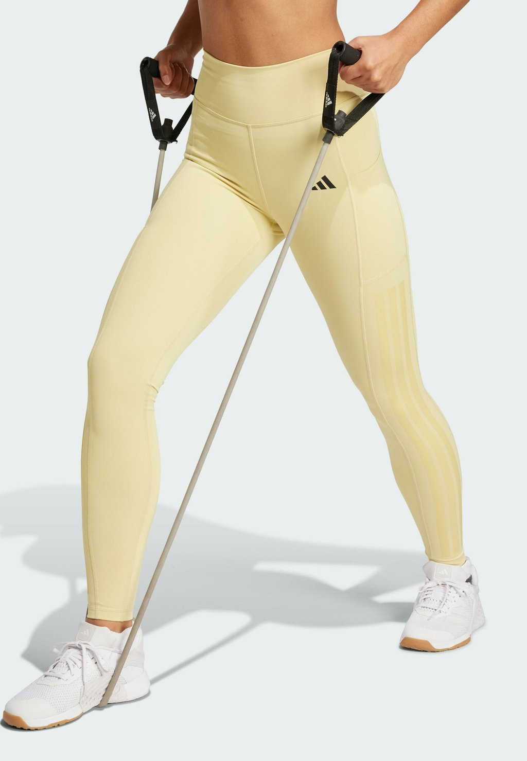 

Леггинсы OPTIME 3-STRIPES FULL LENGTH Adidas Performance, желтый