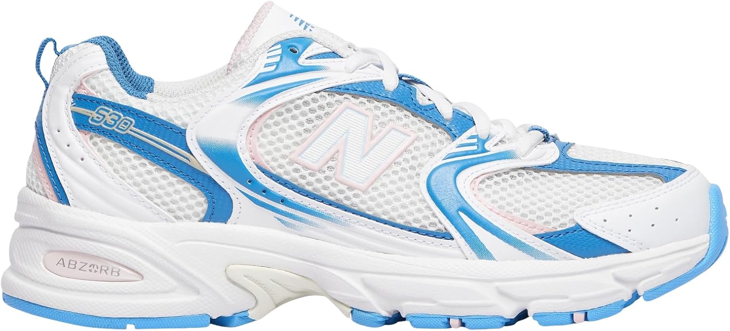 

Кроссовки New Balance для мужчин и женщин Oxford, белый/синий/розовый