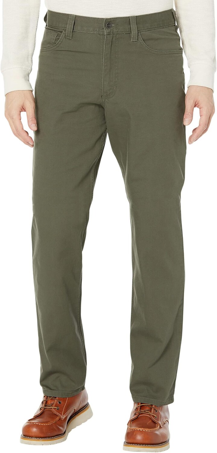 

Брюки свободного кроя с пятью карманами Carhartt, цвет Moss