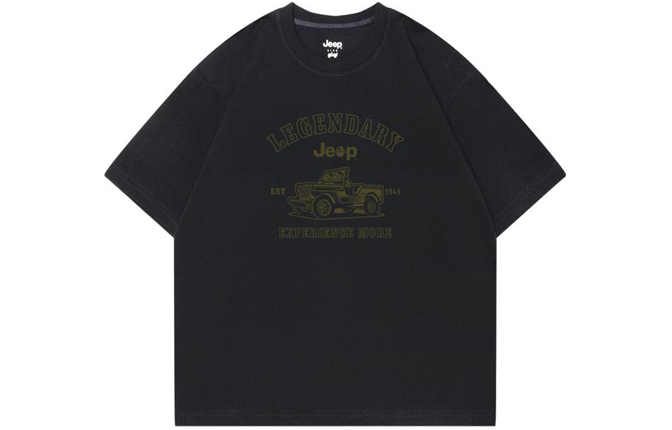 Детская футболка Jeep, черная — фото 2