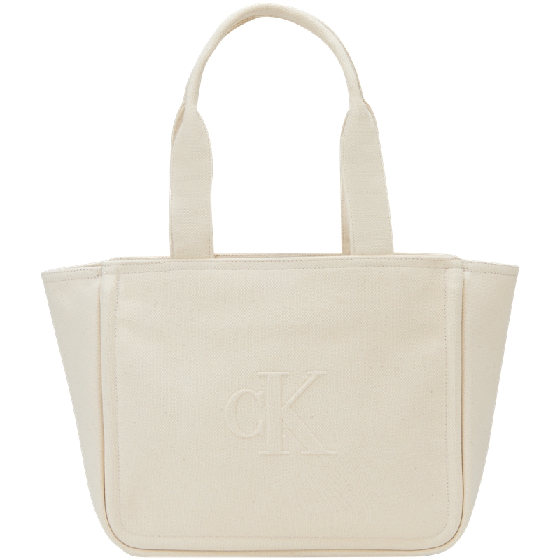 

Сумка SS25 Fabric Handbag Women's Ivory White Calvin Klein, V07-айвори белый