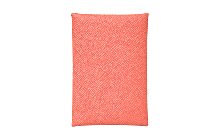

HERMES Кардхолдер Calvi Epsom Calfskin женский 8W розовый азалия
