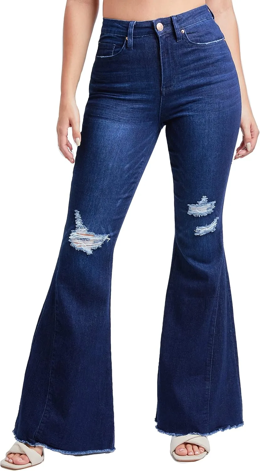 

YMI Women's Gigi High Rise Extreme Fit & Flare Repreve W/Lycra