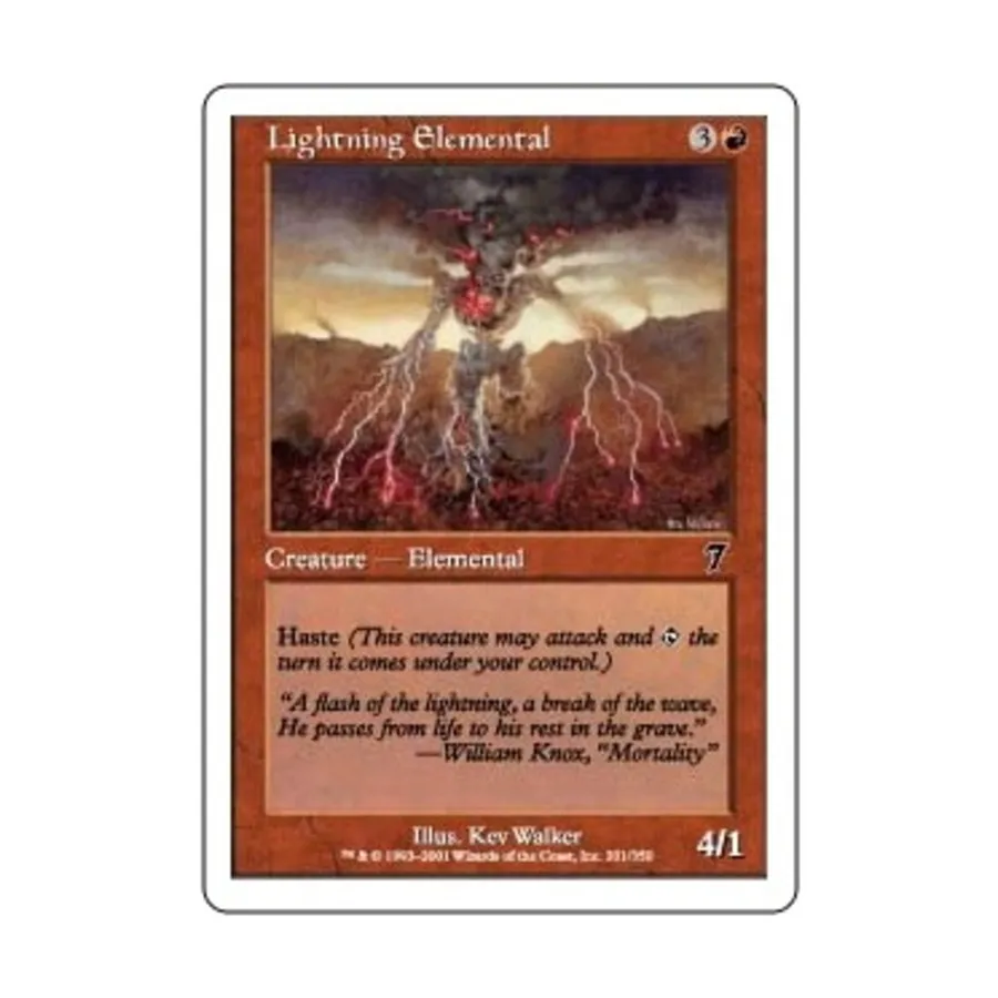 

CCG Элементаль молнии (С), MTG - 7th Edition