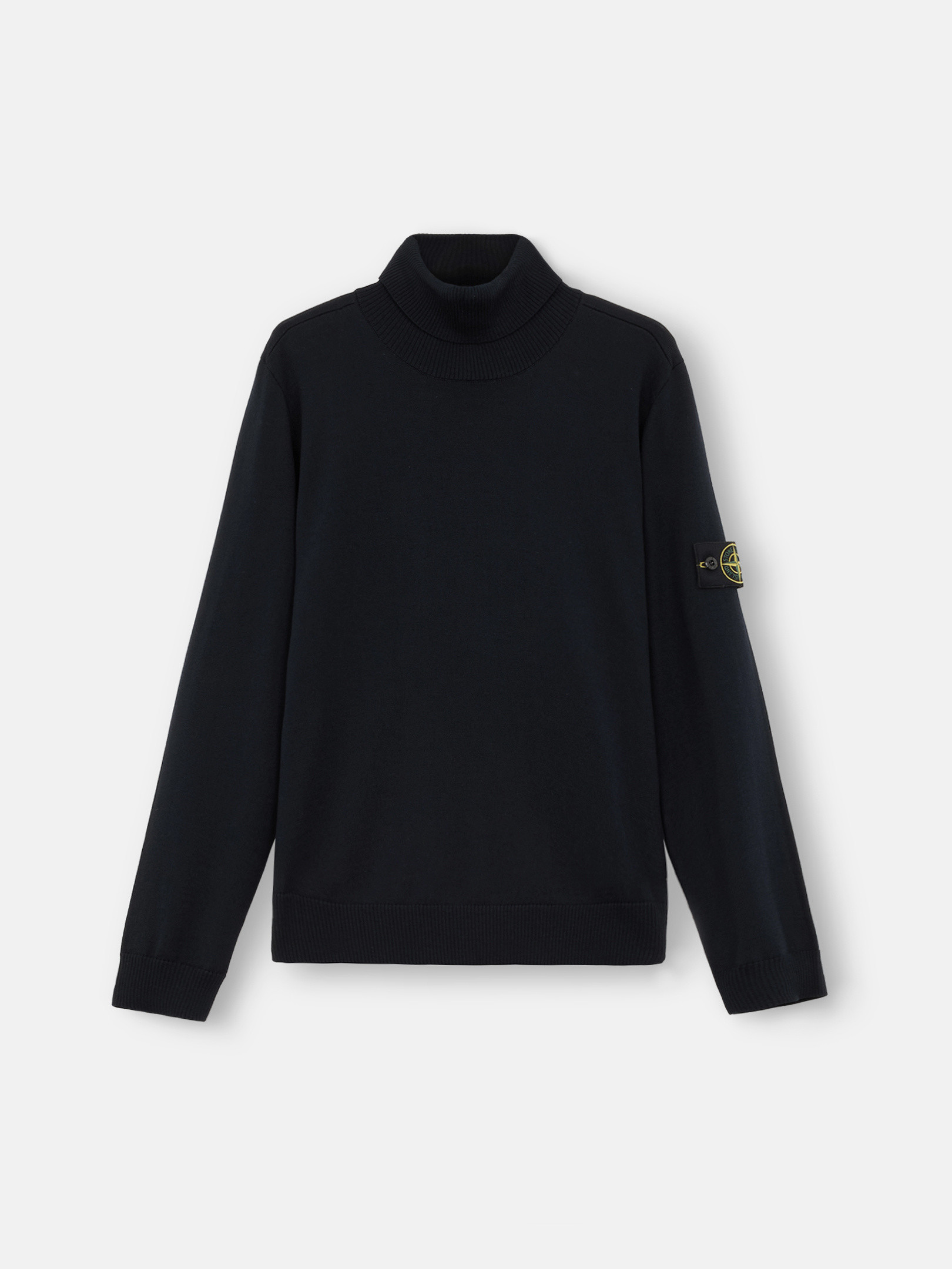 

Водолазка с ребристыми краями Stone Island 5100025 LIGHT RWS PURE WOOL, Navy Blue