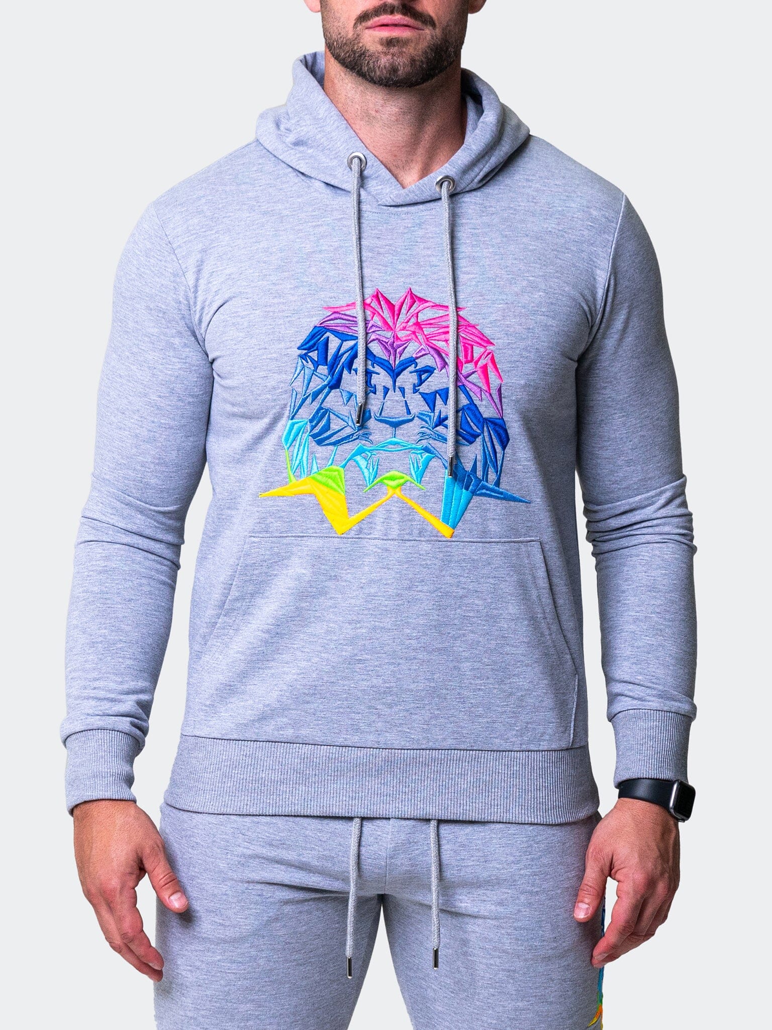 

Толстовка с капюшоном Neon Grey MACEOO