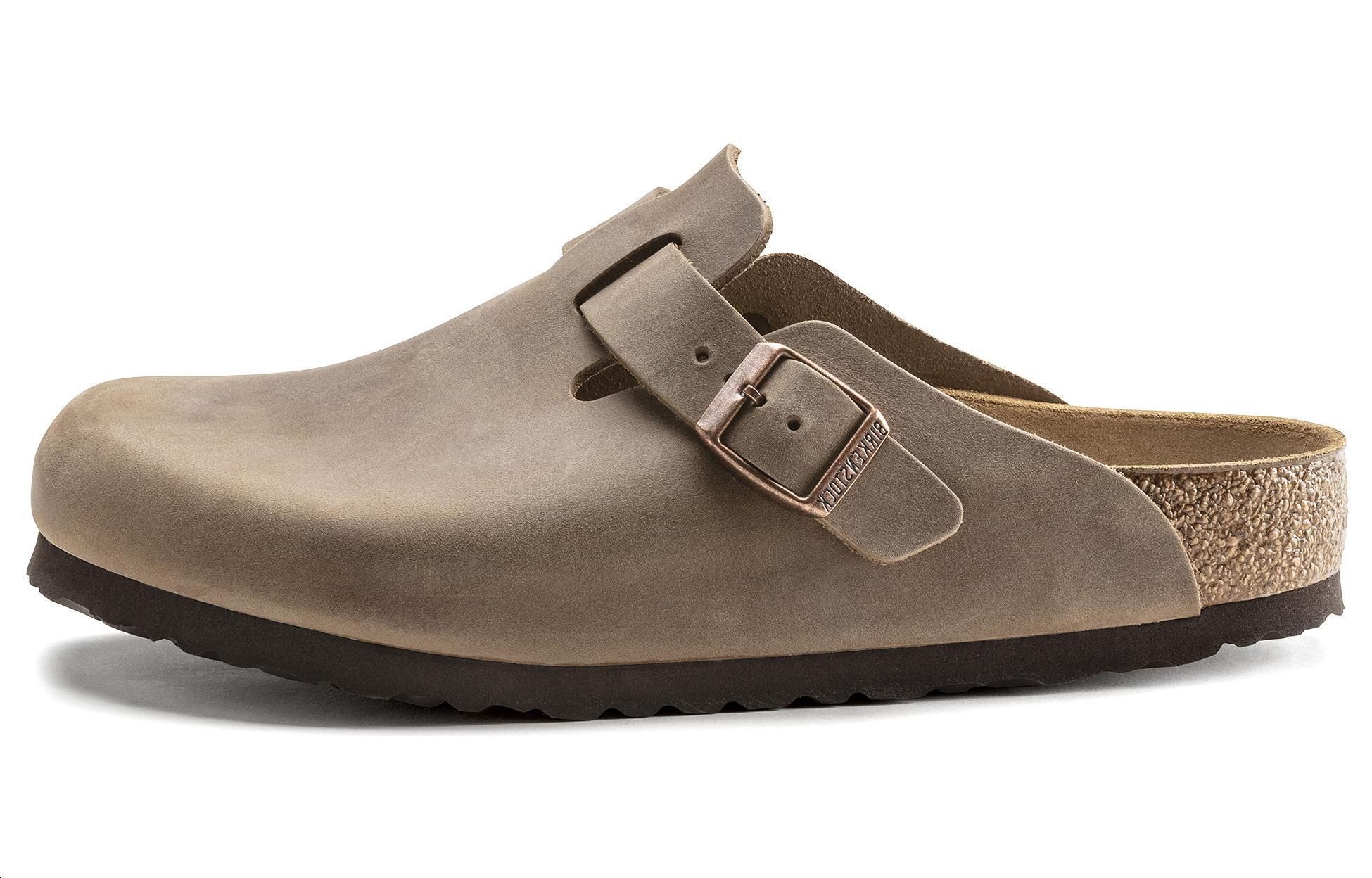 Сандалии Boston Oiled Leather 'Tobacco' Birkenstock, Brown