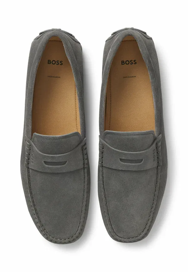Мокасины Noel mocc sdpeb moccasins Boss, тёмно-серый — фото 3
