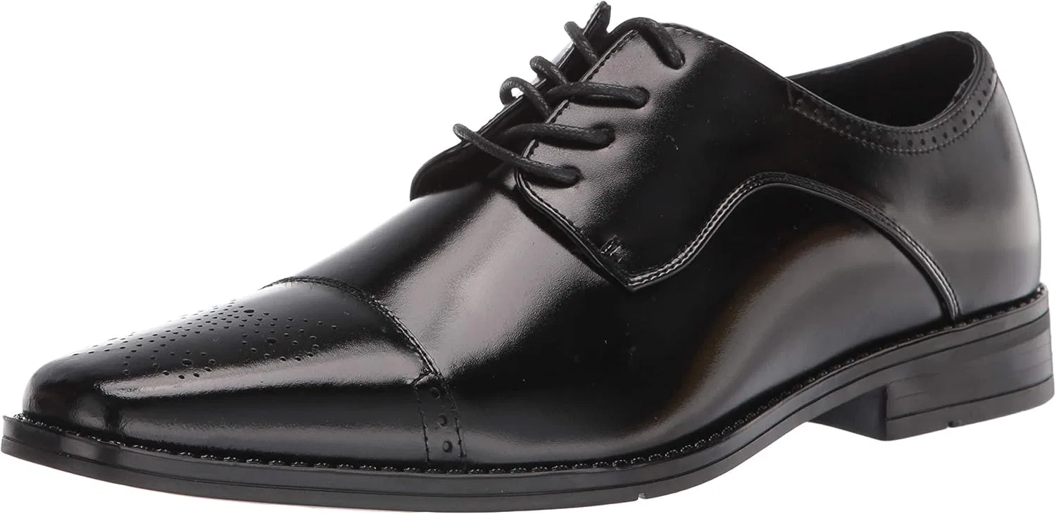 Туфли STACY ADAMS Kenway Men's Oxford Toe Cap, Black