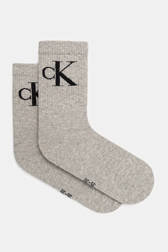 

Носки 2 пары Calvin Klein Jeans, серый