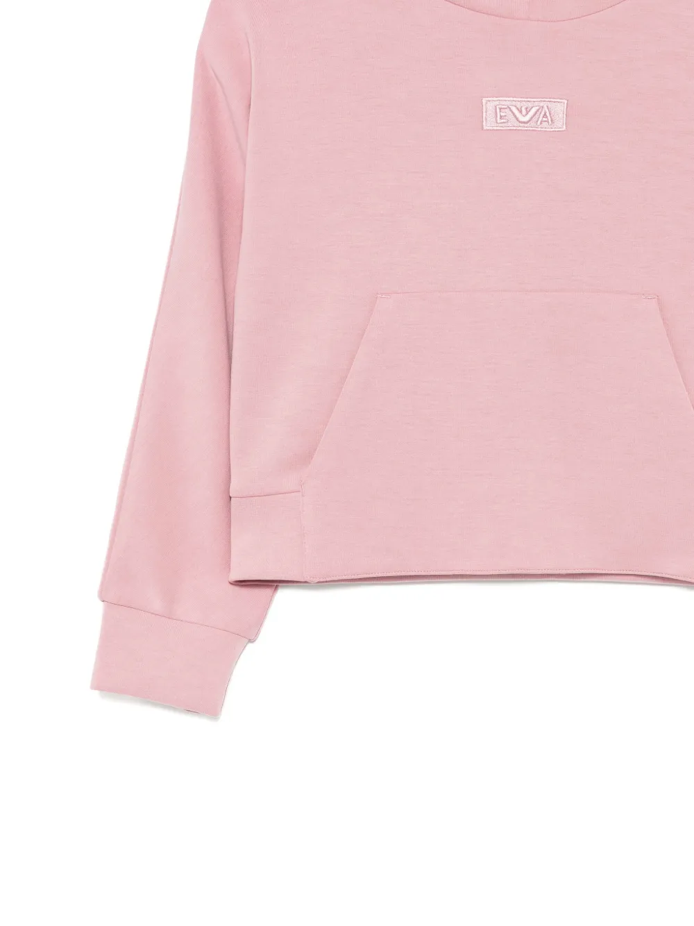 Худи с вышитым логотипом Emporio Armani Kids, розовый — фото 3