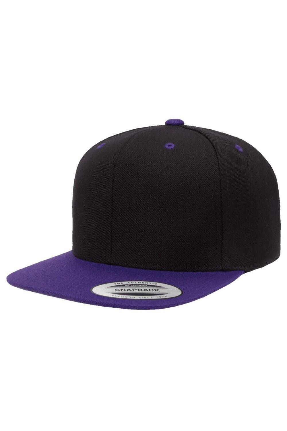 

Классическая двухцветная кепка Snapback премиум-класса Yupoong, черный