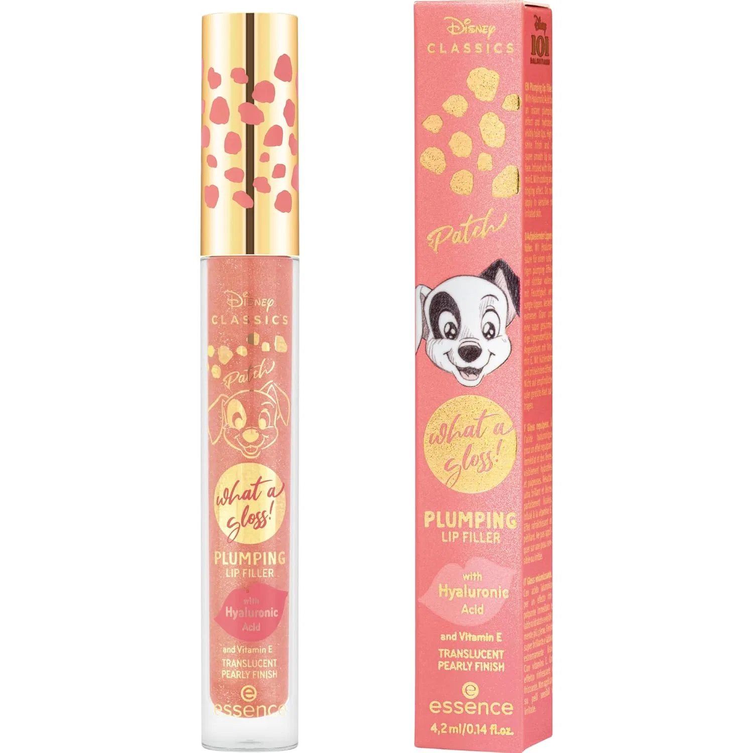Блеск для губ Essence Disney Classics Patch What a Gloss! Plumping Lip Filler No. 02 Adventures, розовый Essence — фото 2