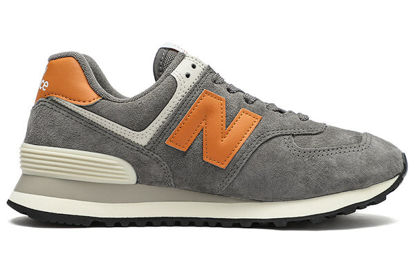 Кроссовки New Balance 574 'Gray Yellow', серый — фото 2