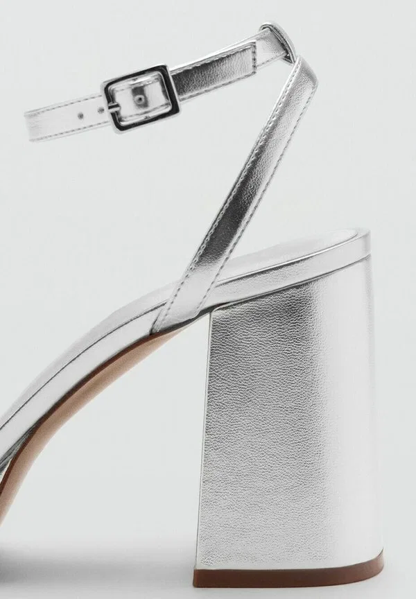 Подростковые сандалии Mango Kids, Silver — фото 3