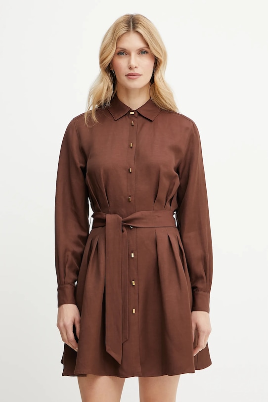 

Платье с добавлением льна GRETA Marciano Guess, коричневый