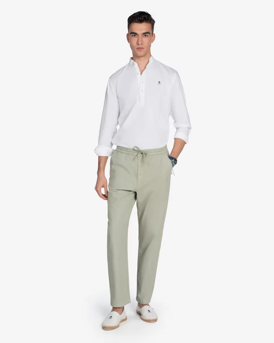 

Обычные простые мужские брюки Harper & Neyer, военный зеленый