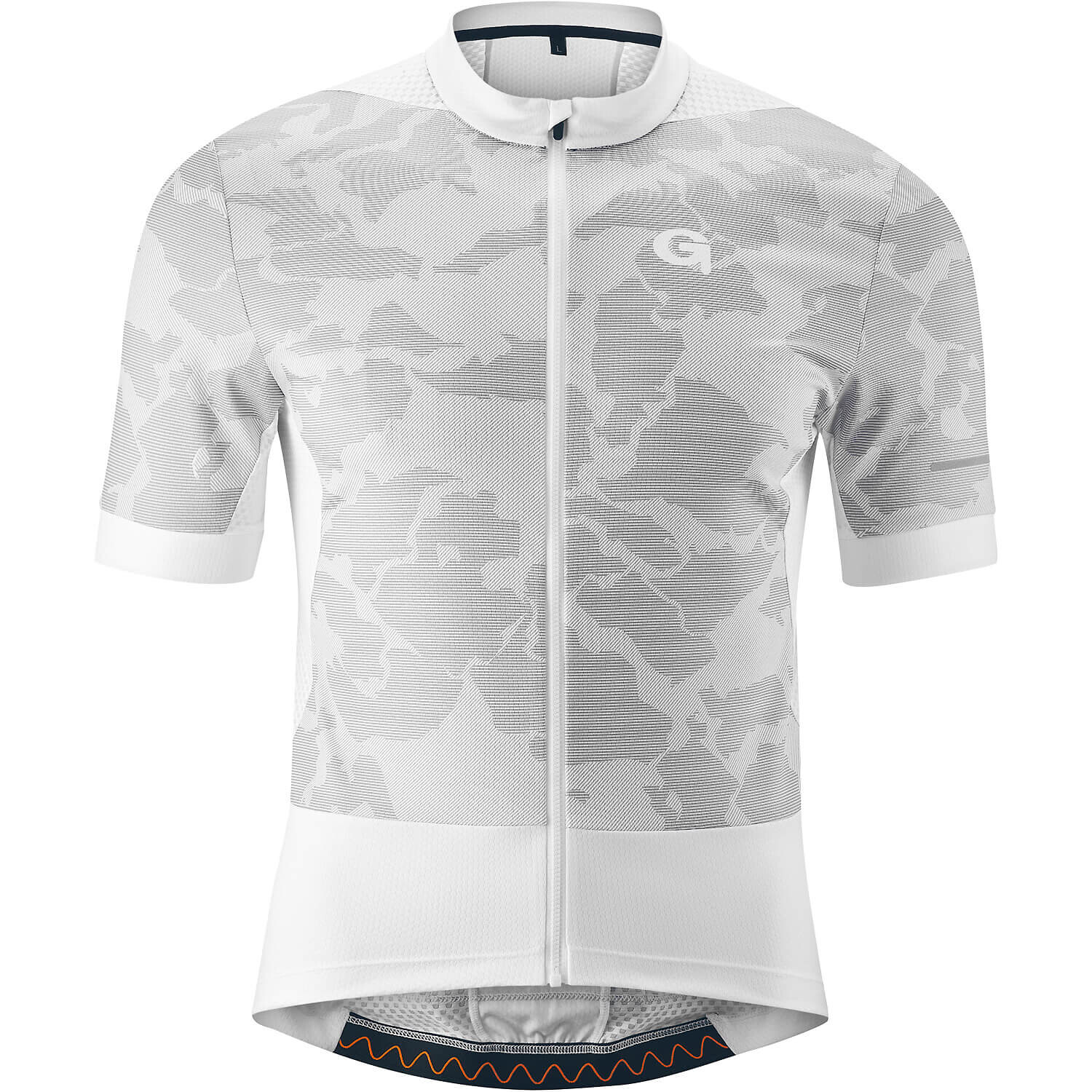 

Рубашка Gonso Radtrikot 1/2 FZ Padeon, белый