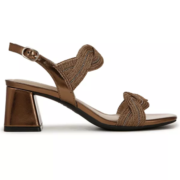 Женские босоножки Charnelle на устойчивом каблуке Lifestride, цвет bronze — фото 2