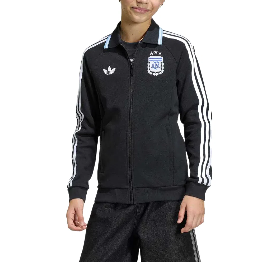 Детская куртка с воротником-стойкой Adidas Originals, Black