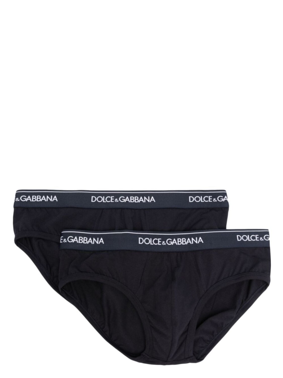 

Dolce & Gabbana комплект из двух трусов-брифов с логотипом, синий