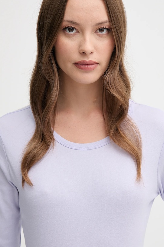 

Хлопковая водолазка United Colors Of Benetton, фиолетовый