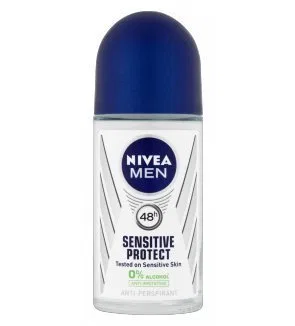 Мужской роликовый дезодорант-антиперспирант Nivea Men Sensitive Protect 48 ч, 50 мл (3 шт.) Nivea