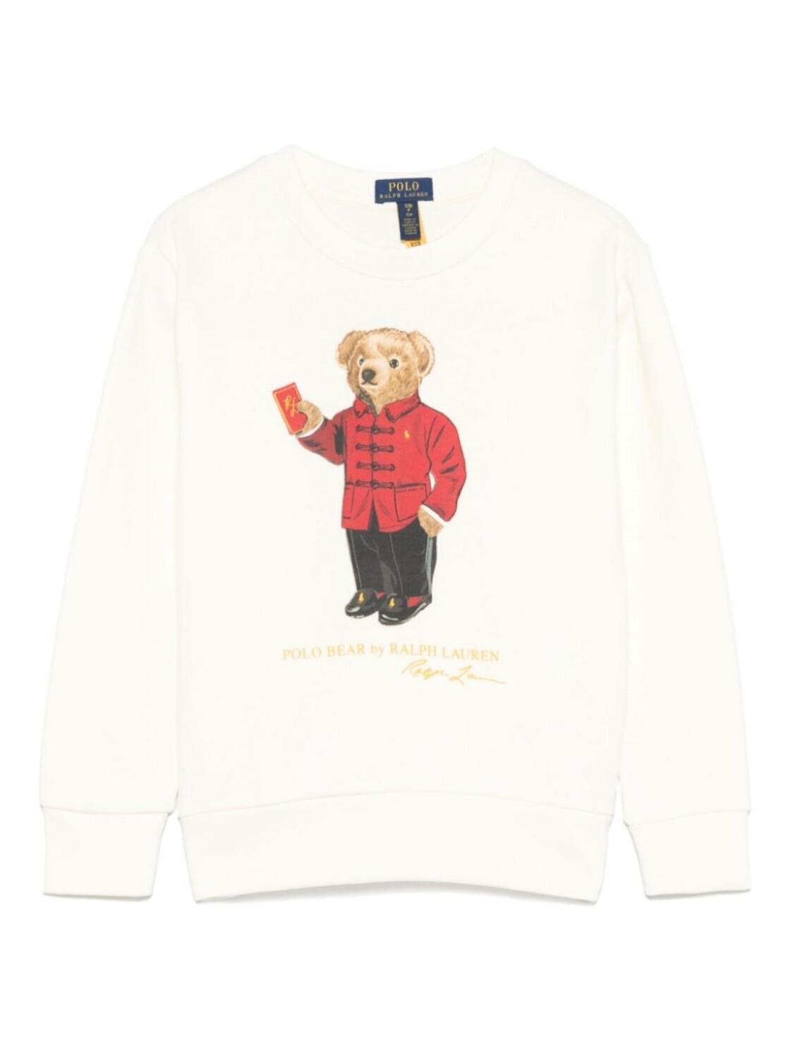 

POLO RALPH LAUREN KIDS Толстовка с мотивом Polo-Bear, белый