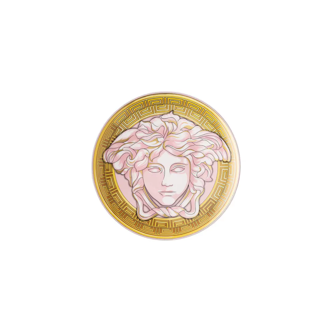 

Тарелка для хлеба Medusa Amplified Coin Versace, розовый