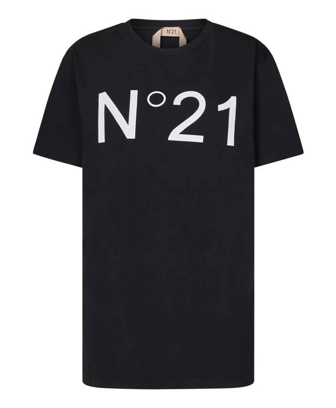 

Футболка из хлопкового джерси N21, черный