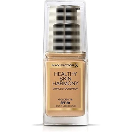 

Max Factor Healthy Skin Harmony Foundation SPF 20 75 Золотой 30 мл, Коричневый, Max Factor Healthy Skin Harmony Foundation SPF 20 75 Золотой 30 мл