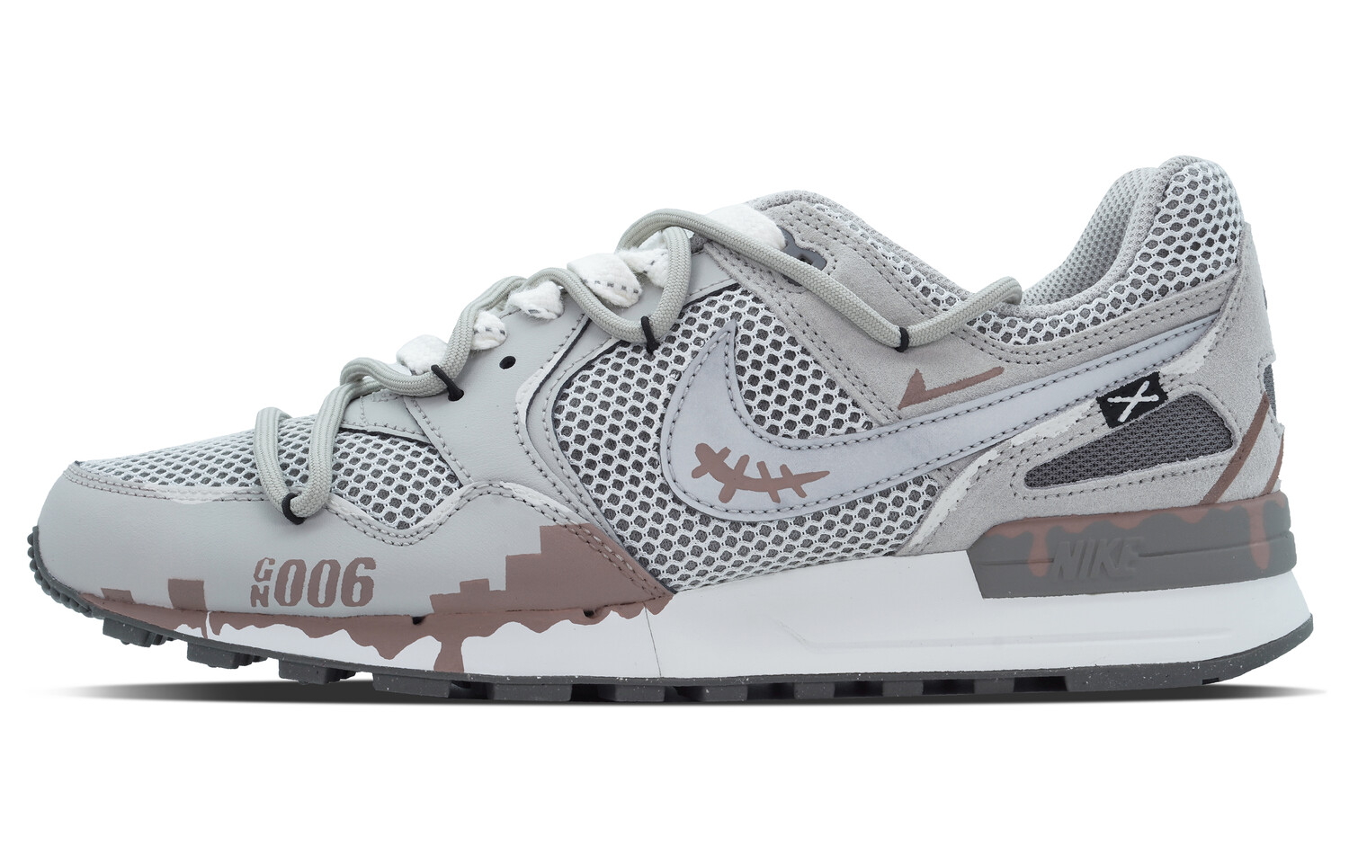 

Кроссовки Air Pegasus 89 мужские низкие серые/коричневые/белые Nike
