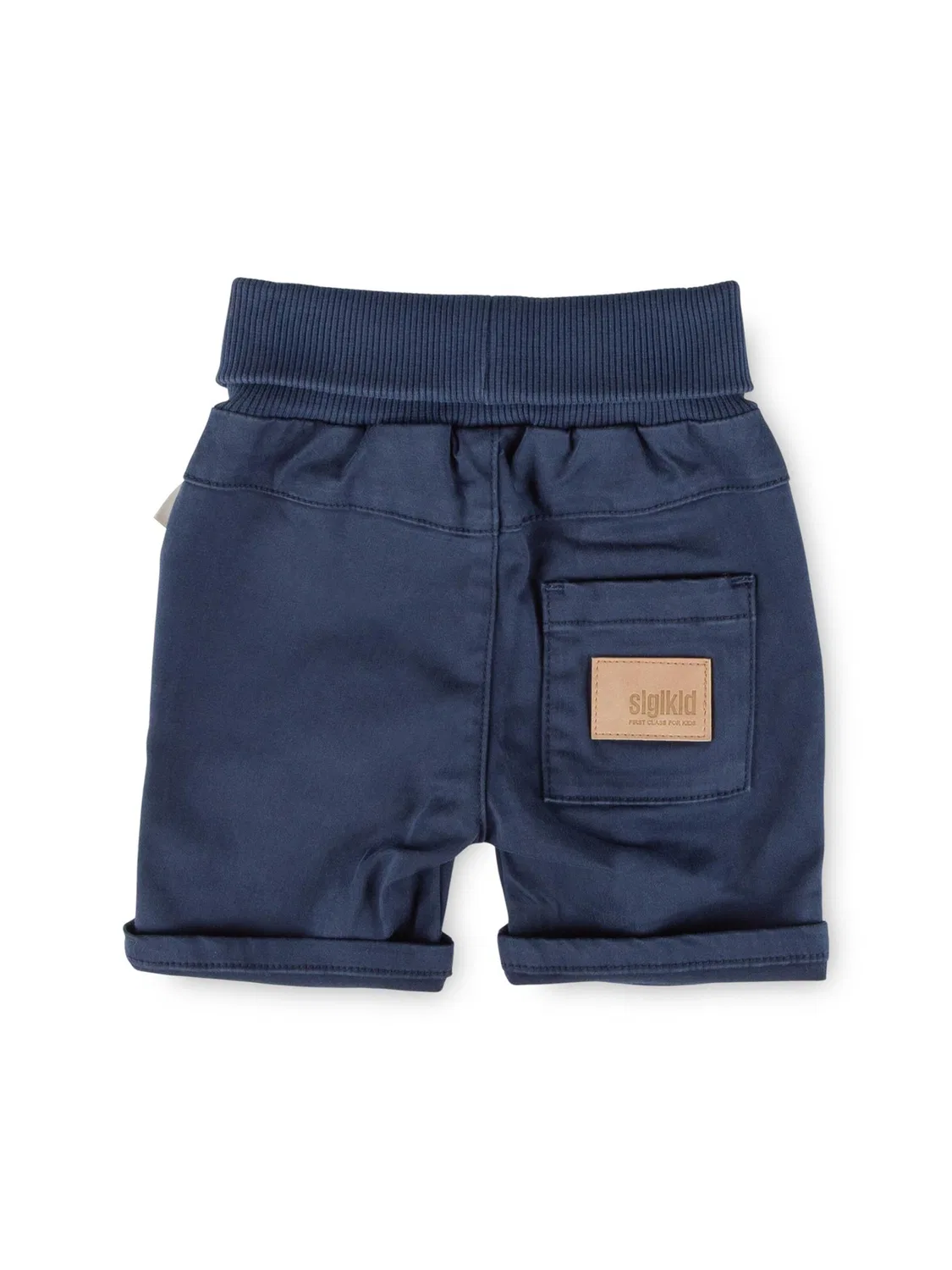 Шорты Sigikid Regular Gabardine-Bermuda Tiger & Löwe темно-синего цвета — фото 2