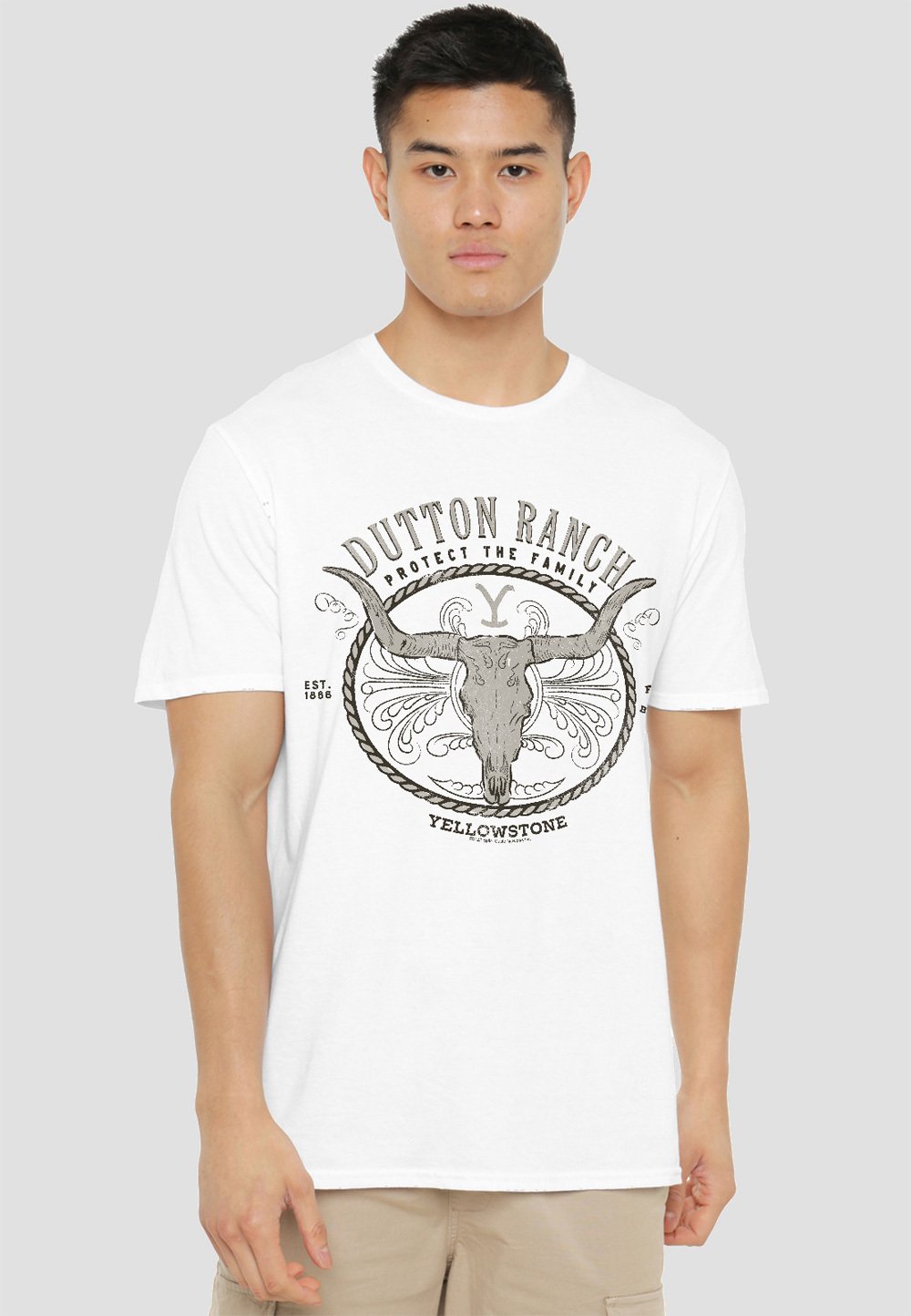 

Футболка с принтом Cotton Soul, белый