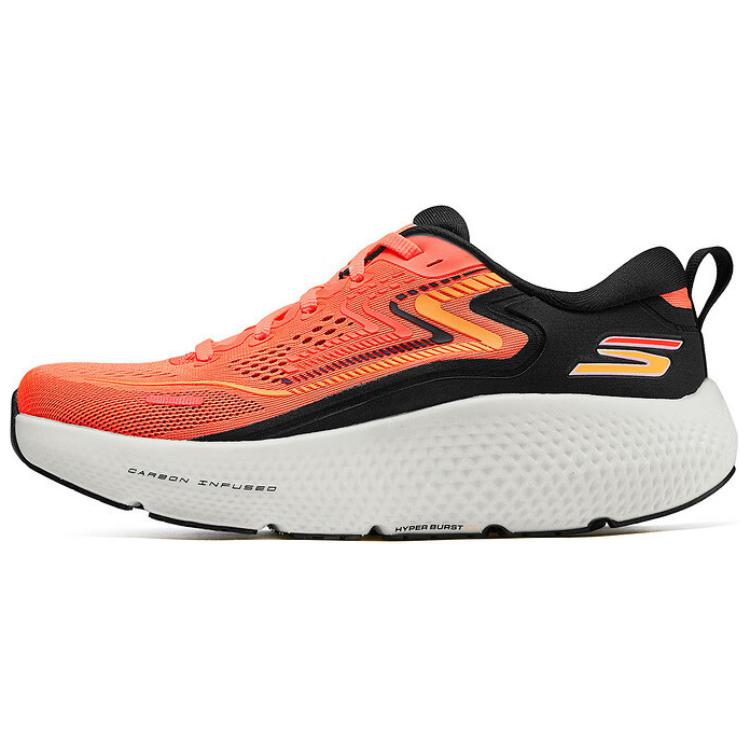 

Skechers Аркит прочные дышащие низкие тренировочные беговые кроссовки мужские оранжевый белый, цвет Orange White