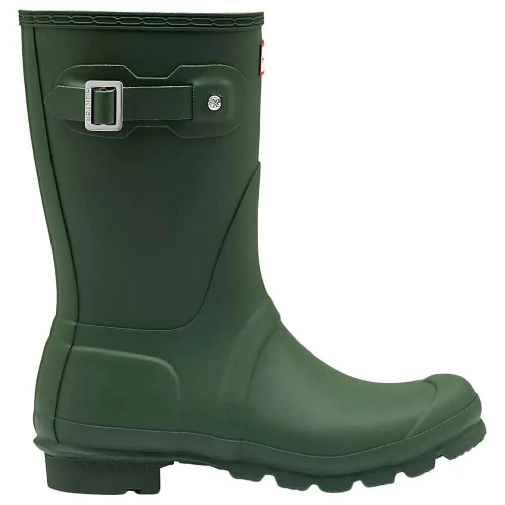 Ботинки Hunter Original Short Wellington, зеленый