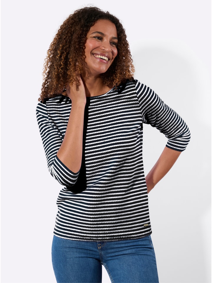 

Полосатая рубашка темно-синего и белого цветов WITT WEIDEN