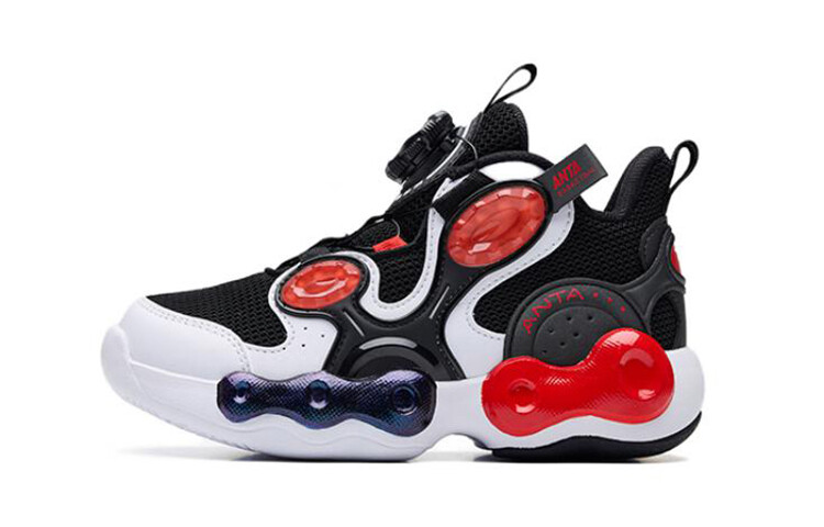 

Детские баскетбольные кроссовки PS Low-top Black/ANTA White/hot Red Anta Kids