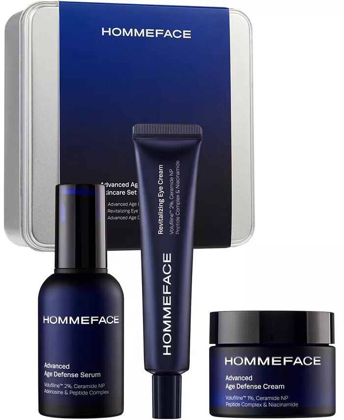 

Набор для ухода за кожей Advanced Age Defense, 3 предмета Hommeface