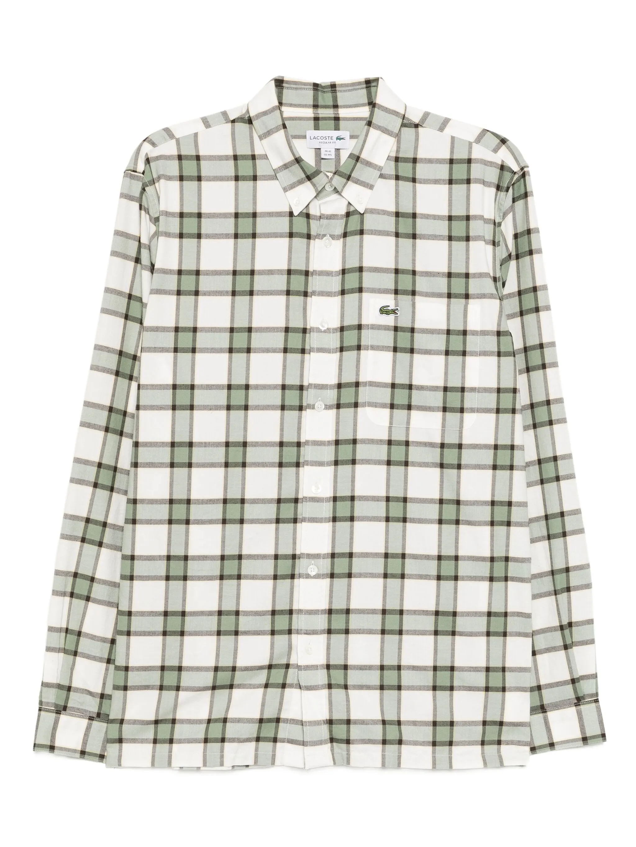

Рубашка в клетку Lacoste, зеленый