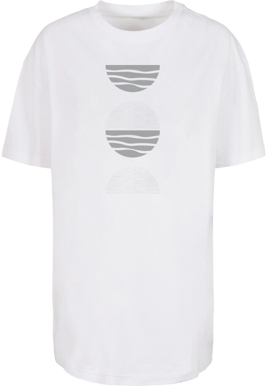 

Топ оверсайз Merchcode Oversized Shirt Abstract Waves, натуральный белый