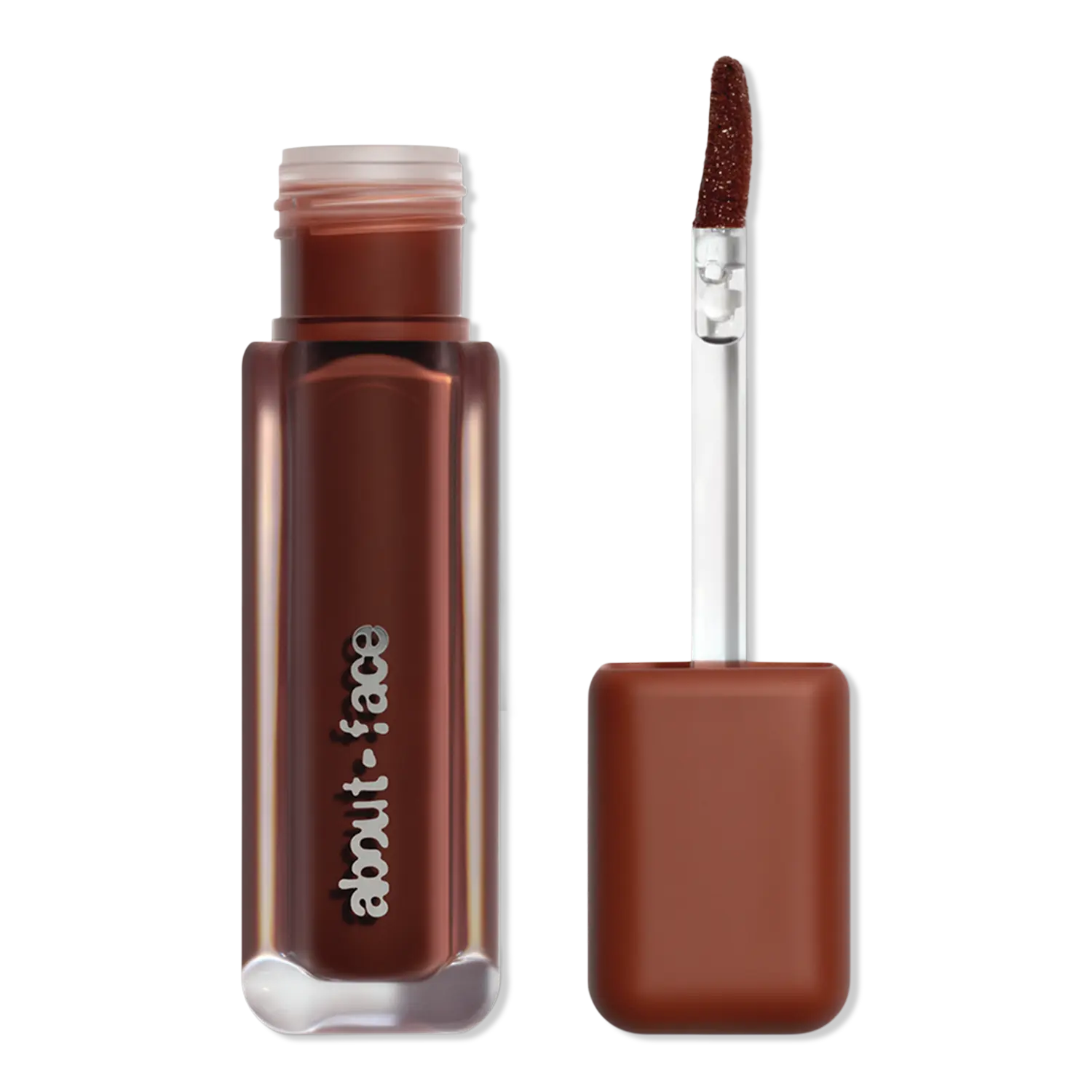 

Размытая матовая помада для увеличения объема губ about-face, Opulent (soft mahogany)