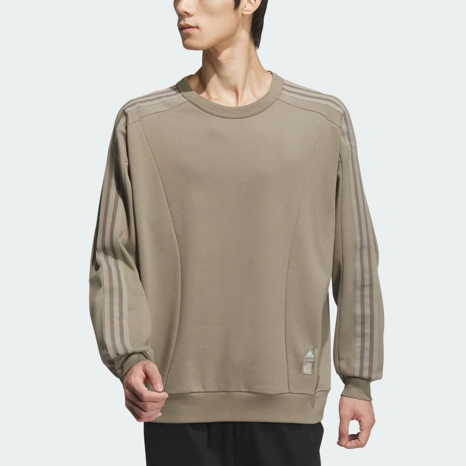Wuji Series SILKY SWEATSHIRT Толстовка Мужская Earth Brown Adidas, Earth Umber — фото 3