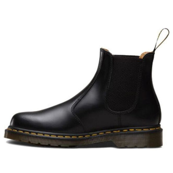 

Кроссовки dr.martens 2976 yellow stitch smooth leather chelsea boots 'black' Dr. Martens, черный