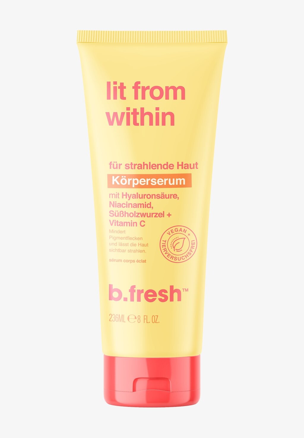 

Сыворотка LIT FROM WITHIN, ILLUMINATING BODY SERUM b.fresh, черный