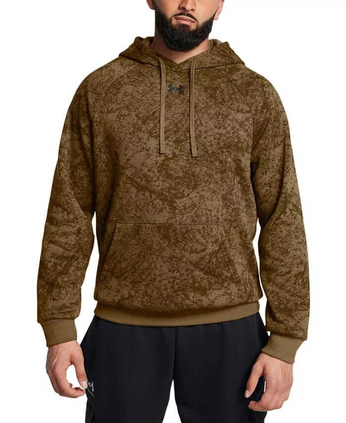 

Мужская флисовая толстовка с камуфляжным принтом Rival Under Armour, синий
