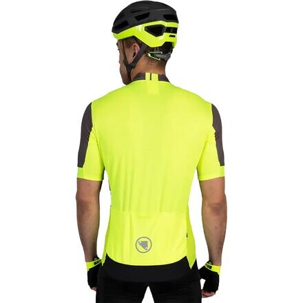 

Джерси с короткими рукавами и принтом FS260 мужские Endura, цвет Hi-Viz Yellow
